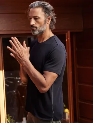 Relaxed-Fit Crew Tee - Onyx Black