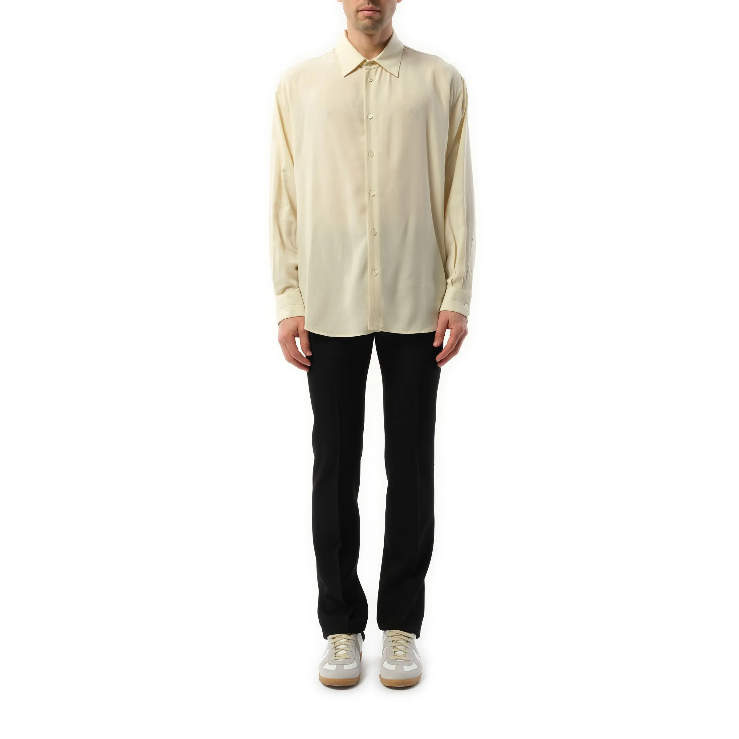 Relaxed Shirt in Cream