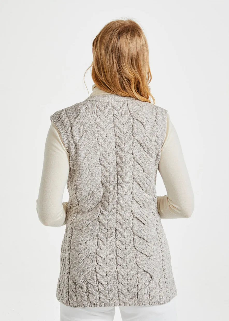 Saoirse Aran Supersoft Cardigan | Oatmeal