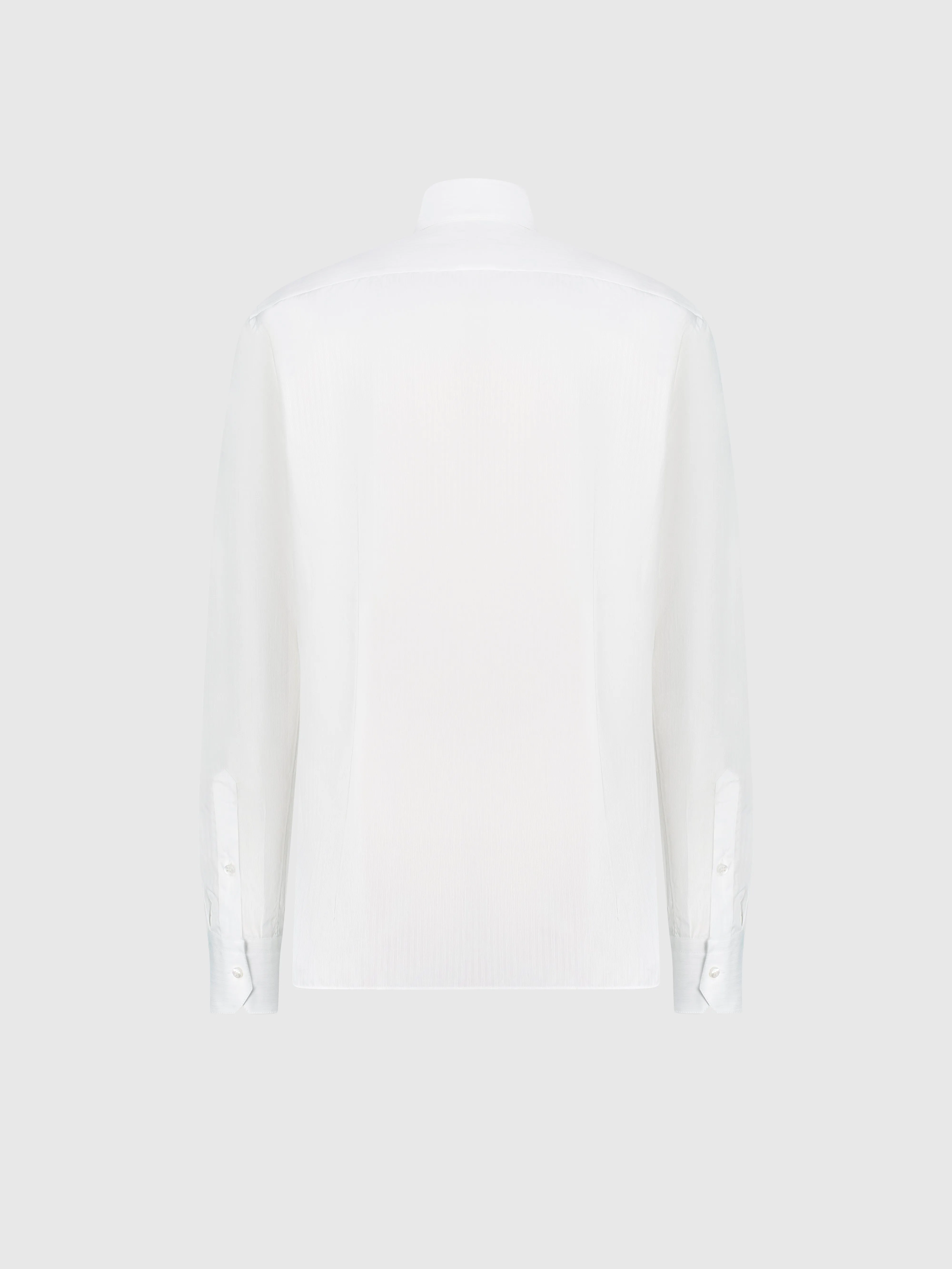 Shirt with Stripe Pattern White