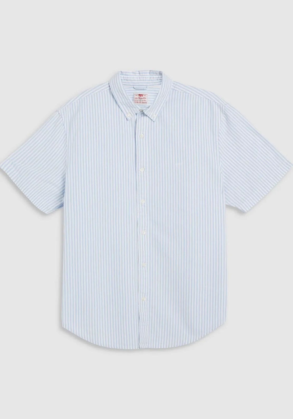 Short Sleeve Authentic Button-Down Shirt - Waylon Stripe Della
