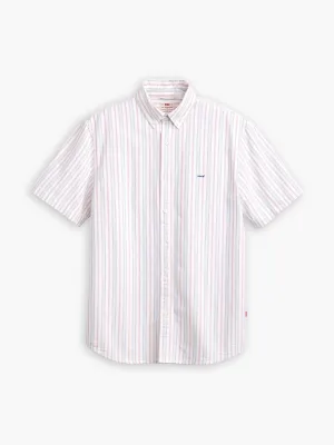 Short sleeve authentic button down sweatshirt