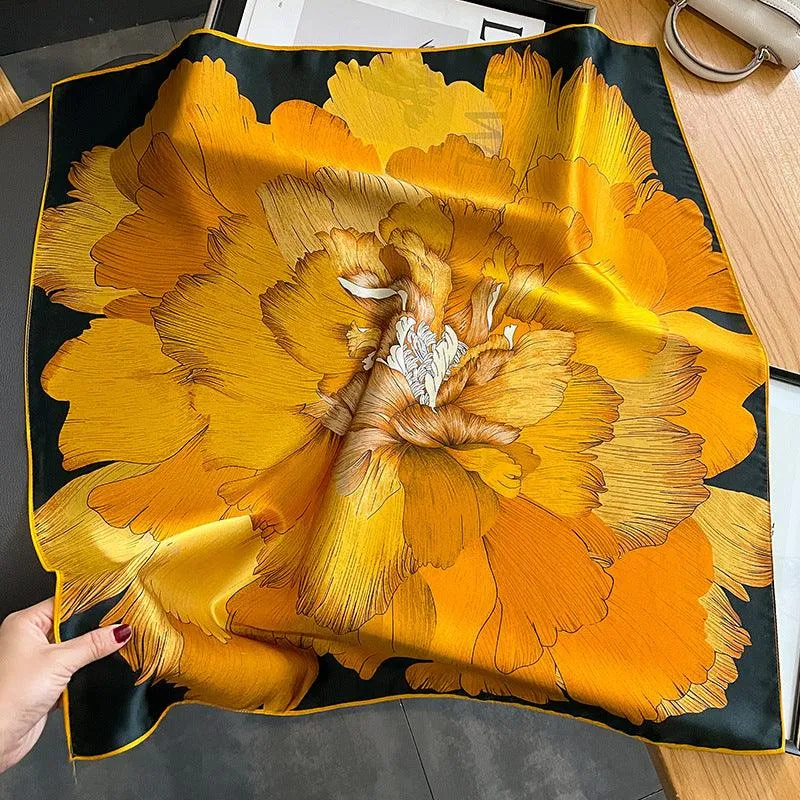 Silk Kerchief Female Ornament With Shawl