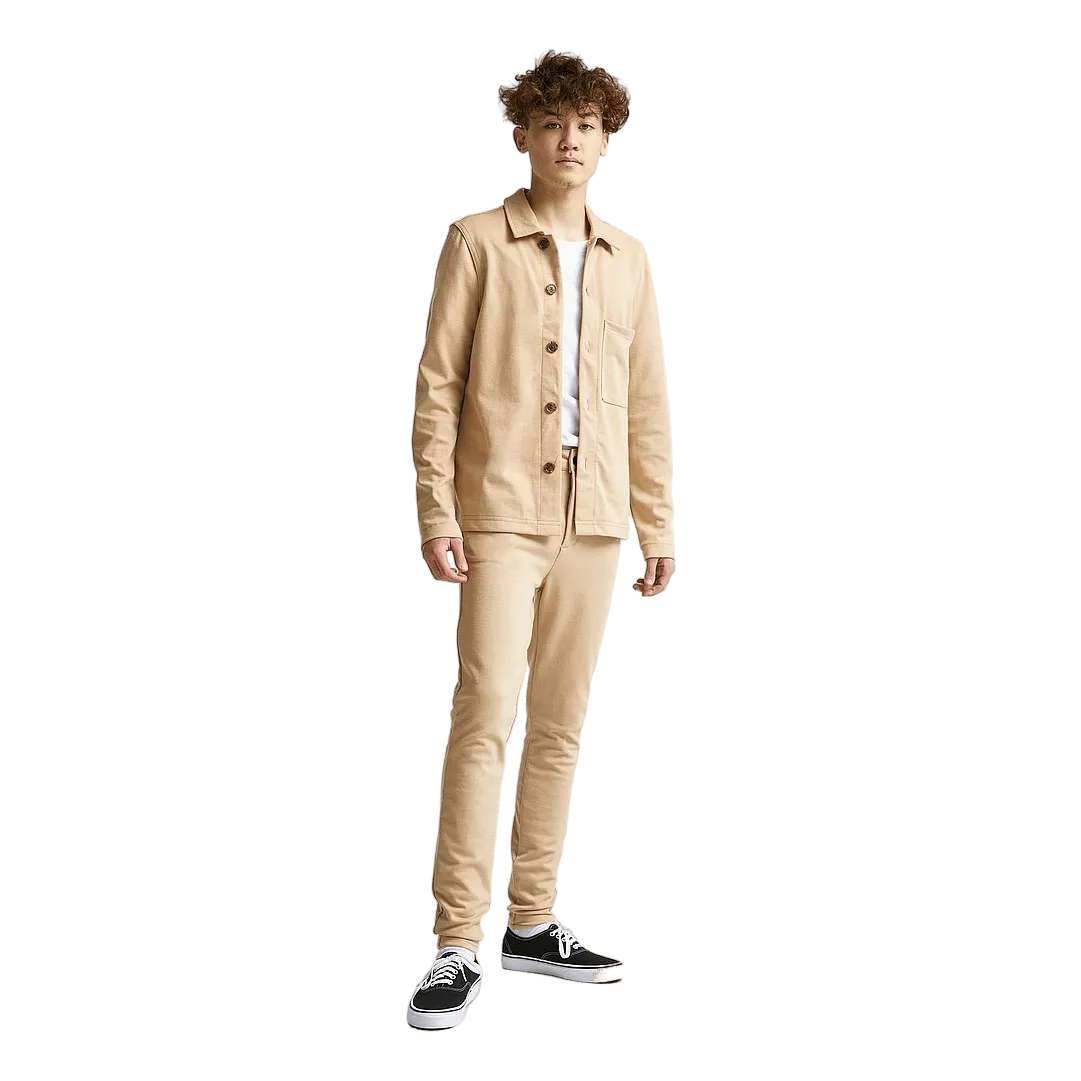 Soft Relaxed Overshirt Beige