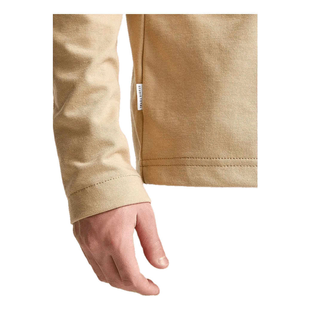 Soft Relaxed Overshirt Beige