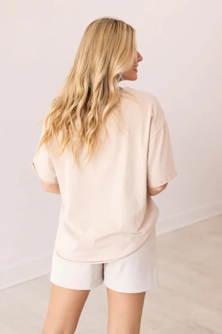 Strawberry Stamp Relaxed Fit Tee