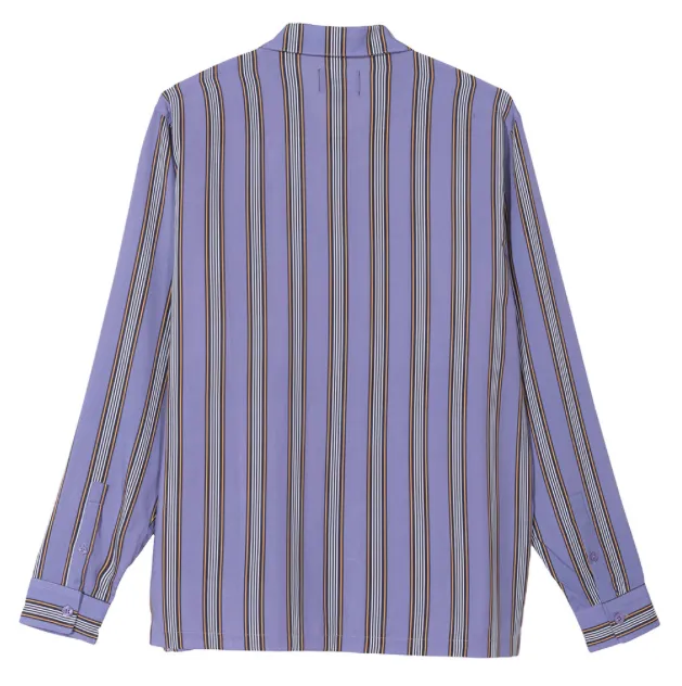 STÜSSY COVE STRIPED L/S SHIRT // LAVENDER