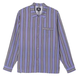 STÜSSY COVE STRIPED L/S SHIRT // LAVENDER