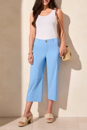 Tribal Spring/Summer 2025-1774O-3875-High Rise Twill Capri Pant-Black