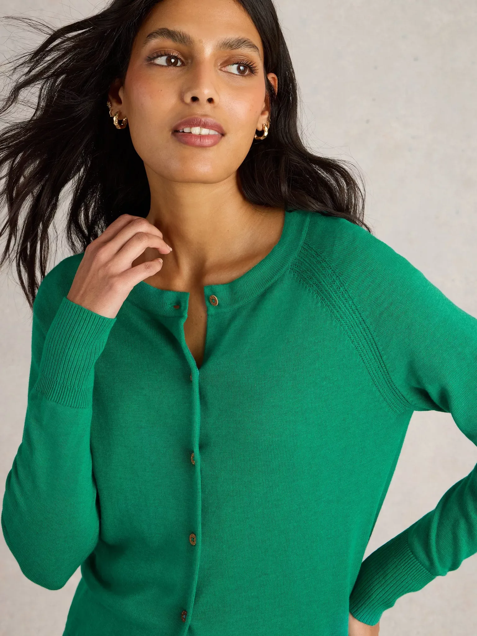 White Stuff Lulu Cardi - Bright Green