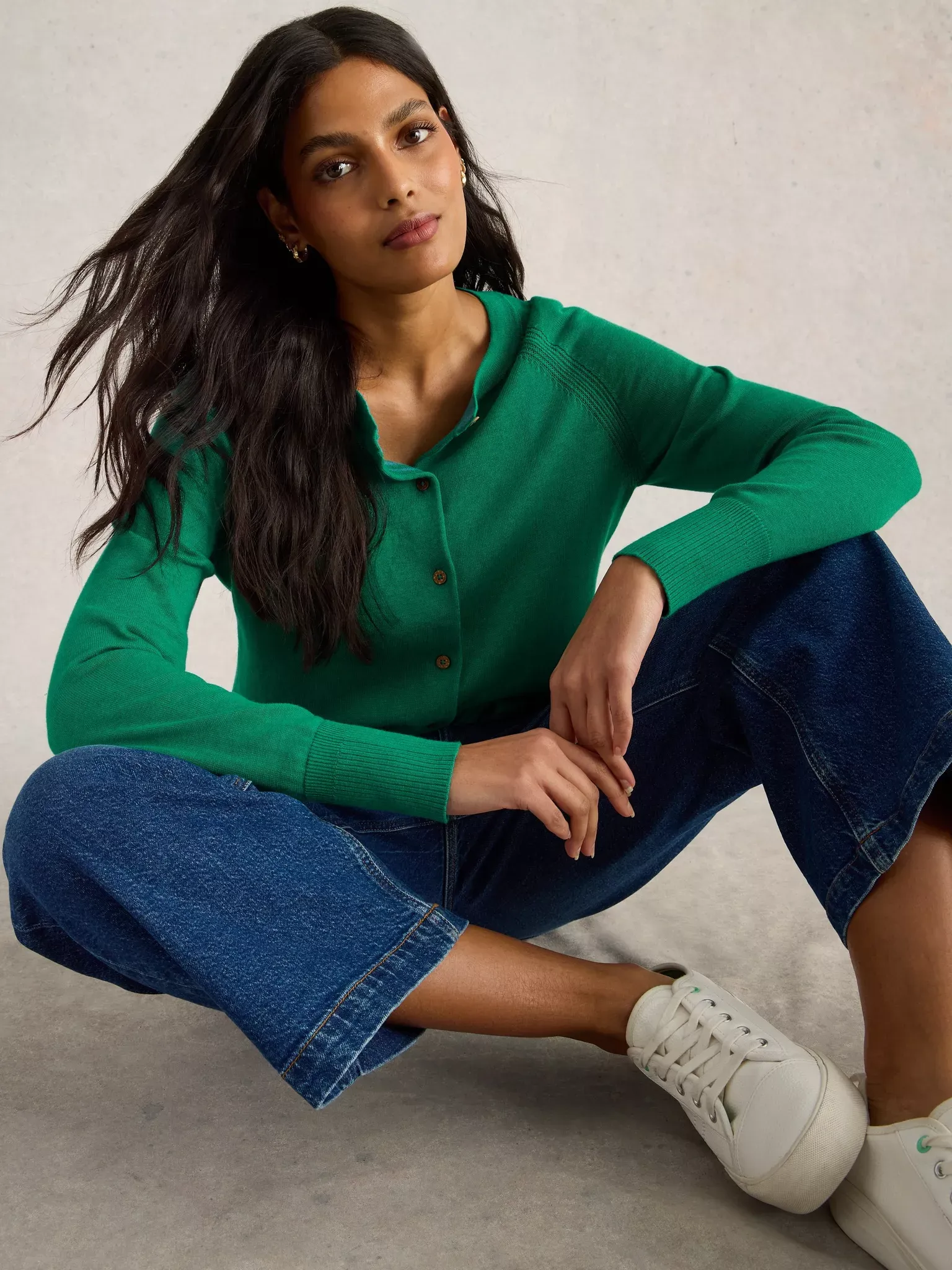 White Stuff Lulu Cardi - Bright Green