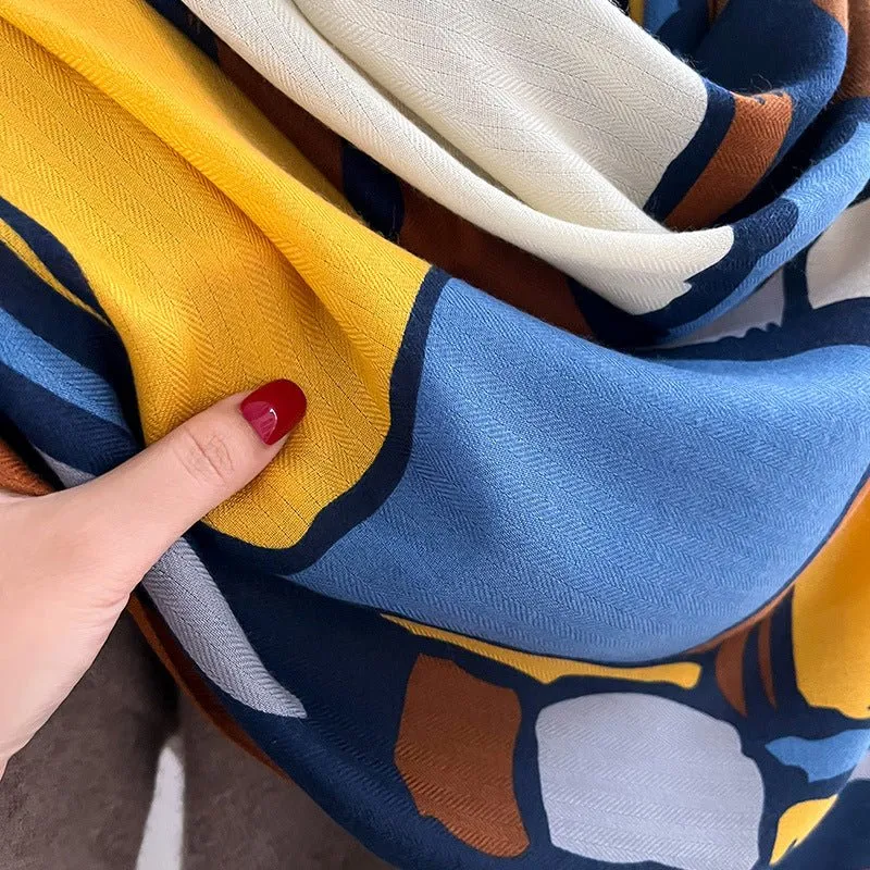Women's Multicolor & Luxurious High-Quality Viscose Scarves