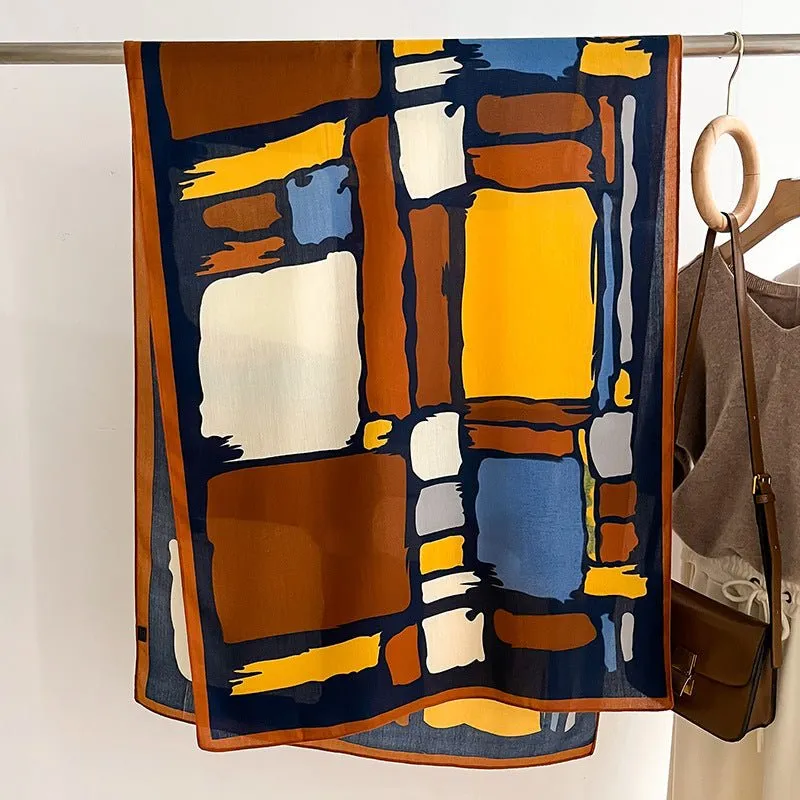 Women's Multicolor & Luxurious High-Quality Viscose Scarves