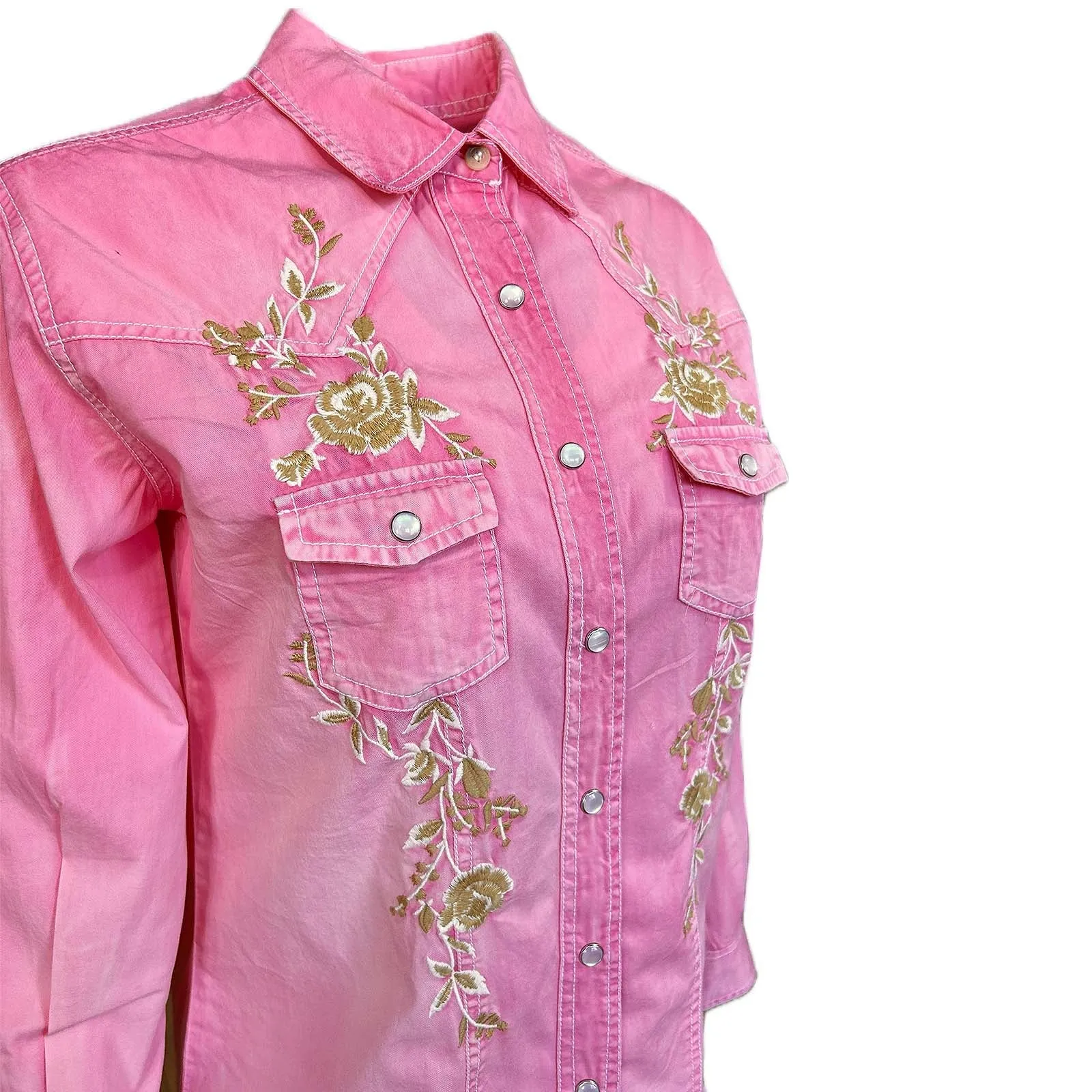 Women's Vintage Western Shirt Collection: Rockmount Pink Floral