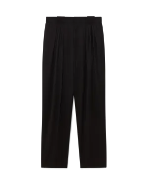 Wool Five Pleat Tailored Trousers