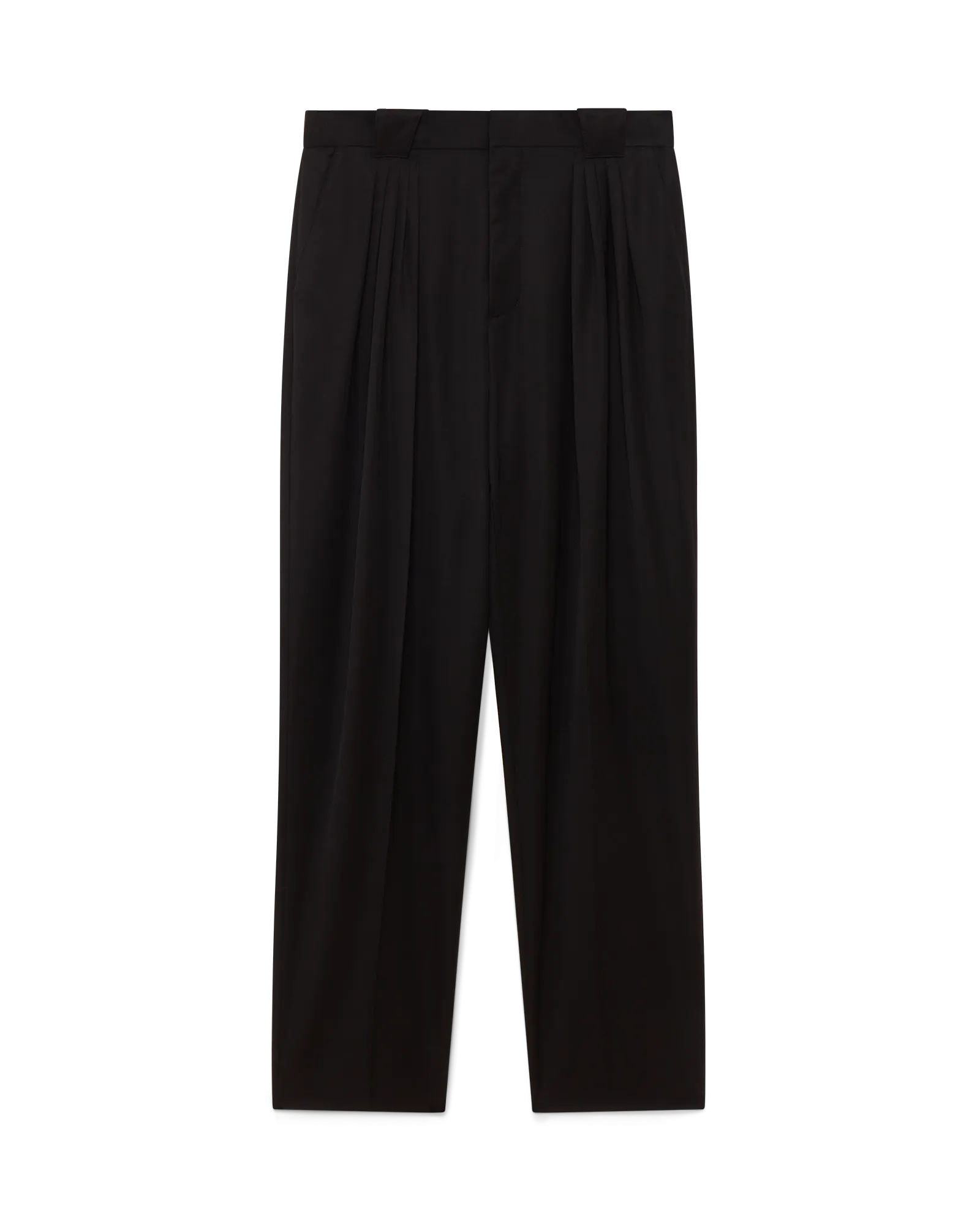 Wool Five Pleat Tailored Trousers