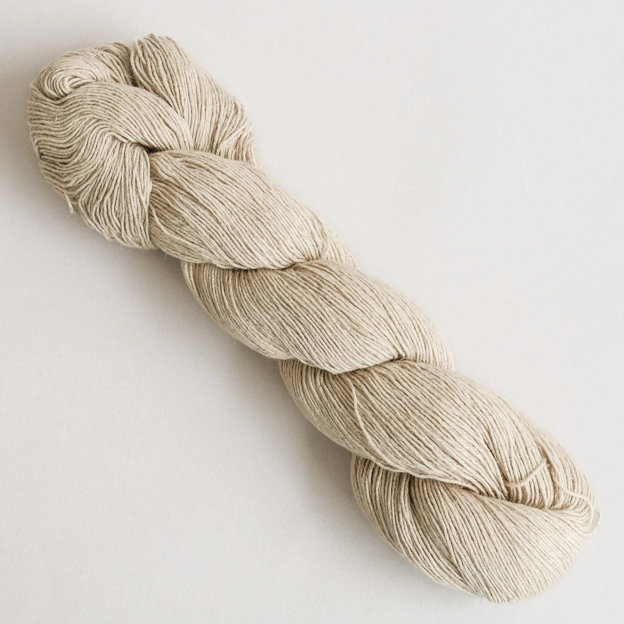 Yarn Blank - 60% Organic Cotton/40% Linen - Fingering / Natural