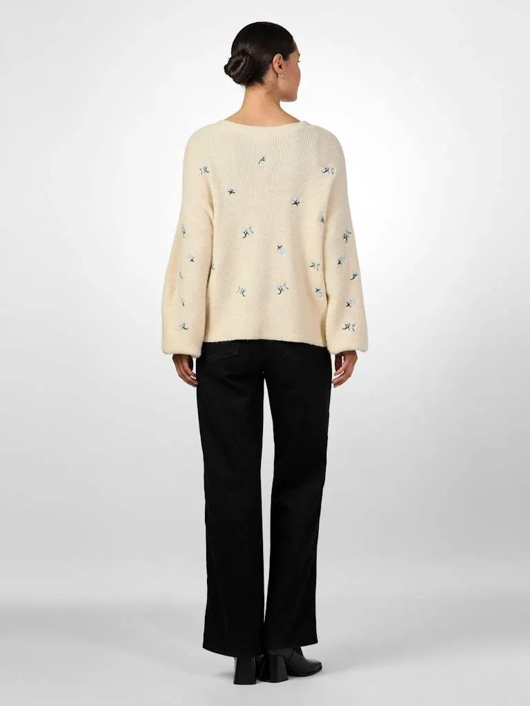 Yasfleur Ls Knit Cardigan Noos - SS25