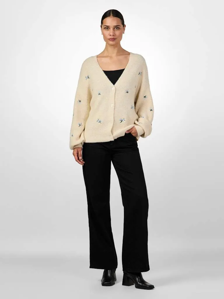 Yasfleur Ls Knit Cardigan Noos - SS25