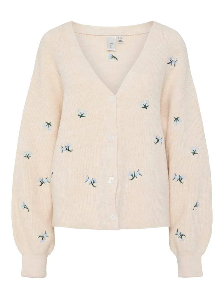 Yasfleur Ls Knit Cardigan Noos - SS25