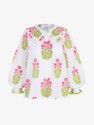 Zest botanical apple blouse